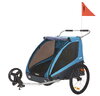 Thule Kinderanhänger Coaster XT 2 Sitzer blau