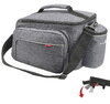 Rixen & Kaul Gepäckträgertasche Rackpack Sport grau