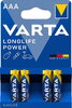 VARTA Batterie AAA (Micro) 4903 Longlife Power 1260 mAh 1,5 V
