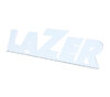 LAZER 3D- Logo  LAZER  mit Magnetstreifen an der Unterseite weiß 350x105x8mm