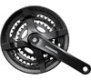 SHIMANO Kurbelgarnitur TOURNEY FC-TY501 6-fach/7-fach/8-fach 175 mm 48-38-28 Zähne